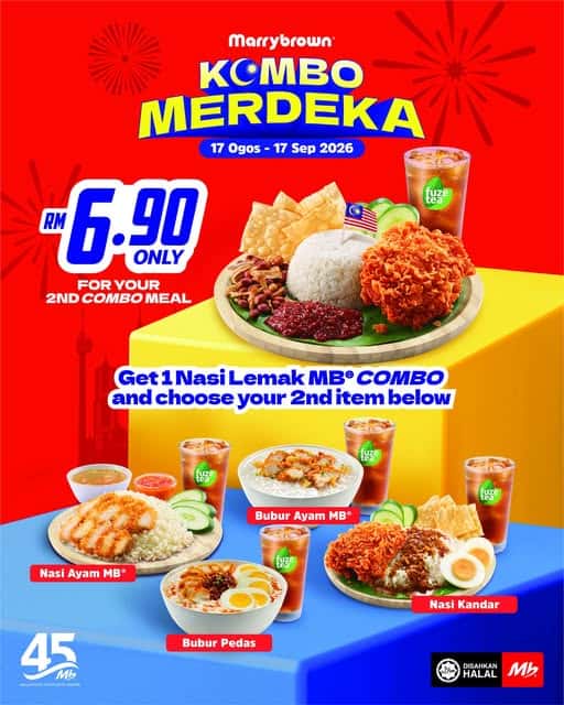 Image from: 25+ Promo Hari Merdeka 2026 – Secret Recipe, CBTL, PizzaHut, Marry Brown, Krispy Kreme, IKEA dan Banyak Lagi!
