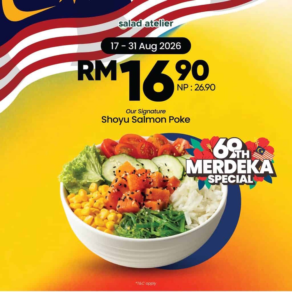 Image from: 25+ Promo Hari Merdeka 2026 – Secret Recipe, CBTL, PizzaHut, Marry Brown, Krispy Kreme, IKEA dan Banyak Lagi!