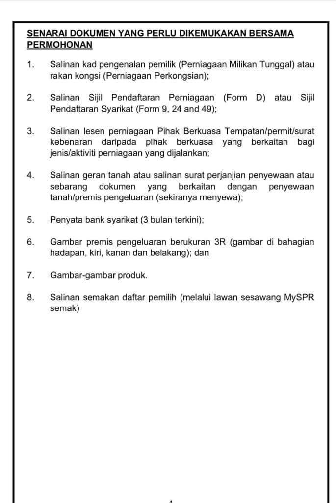 Image from: DUMS: Permohonan Dana Usahawan Madani Selangor 2027