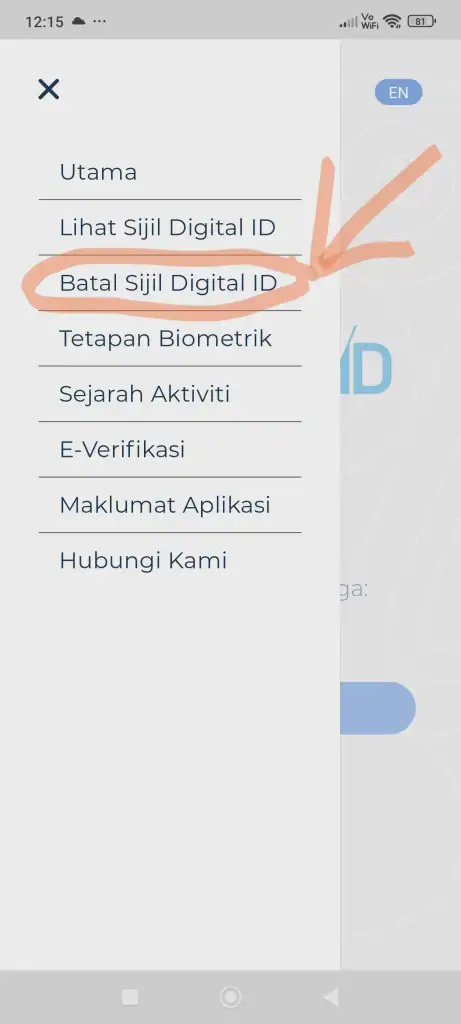 cara batalkan MyDigital ID