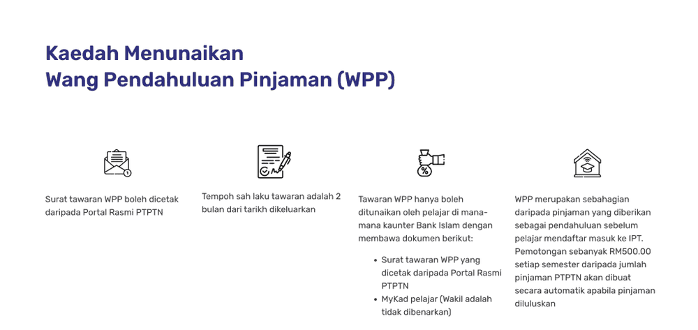 Image from: Perbezaan Wang Pendahuluan PTPTN (WPP) dengan PTPTN