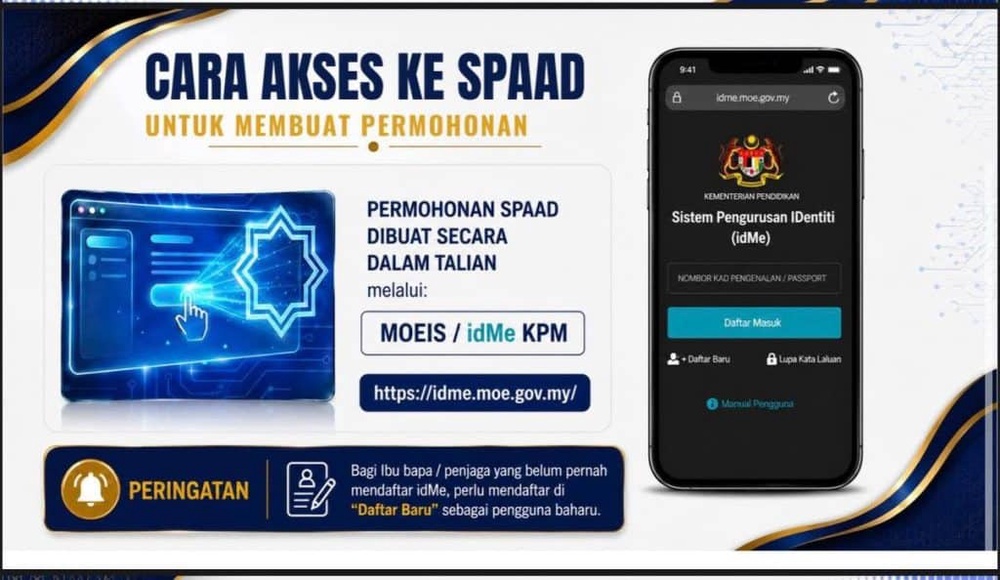 Image from: Permohonan kemasukan ke Tingkatan 1 & 4 bagi KAA, Dini dan Tahfiz 2027