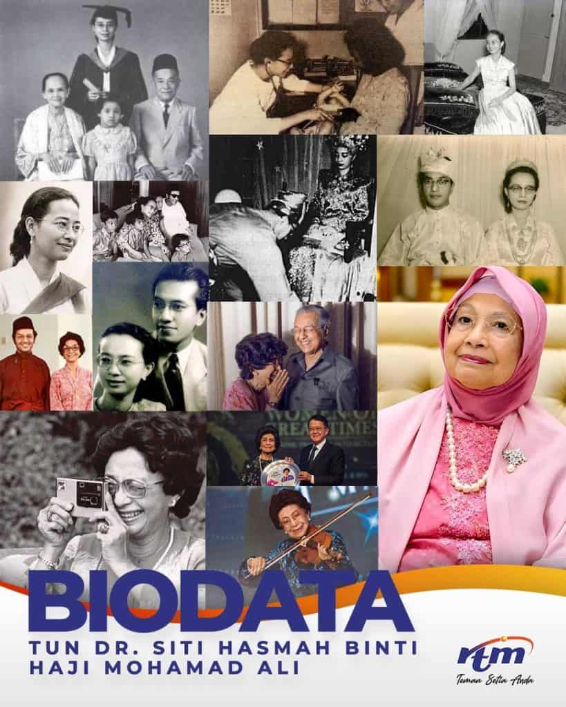Image from: Biodata Tun Dr Hasmah: Mengenang Jasa & Kisah Hidup Ikon Wanita Malaysia