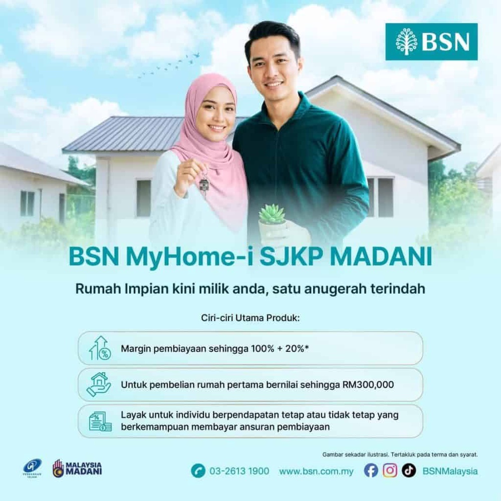 Image from: BSN MyHome-i SJKP-MADANI : Pembiayaan Rumah Pekerja Gig & Kontrak
