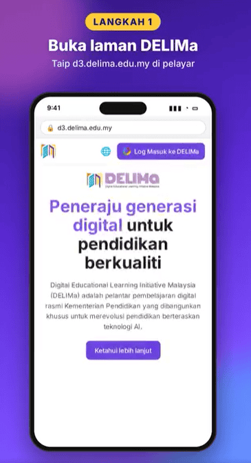 Image from: DELIMa 3.0 – Fungsi, Cara Log Masuk, Kemaskini & Ciri Terbaru