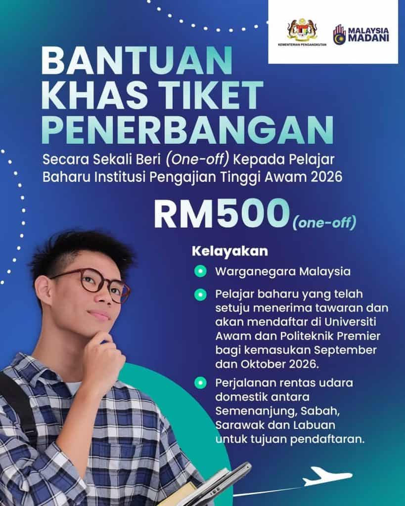 Image from: Senarai Bantuan Kerajaan / Pengumuman Minggu Ini (22 Sept 2026)