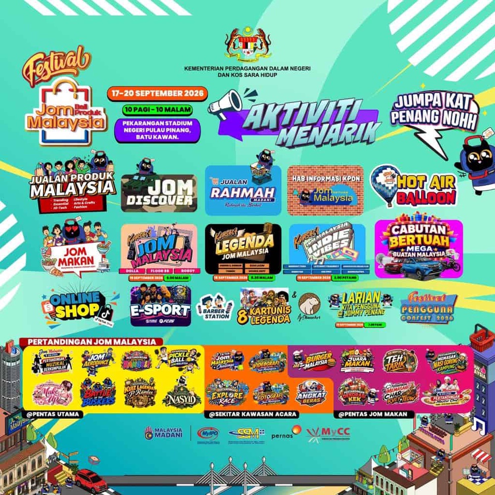 Image from: Ayuh Ke Festival Pengguna (CONFEST) 2026 & Festival Jom Malaysia, 17-20 Sept!