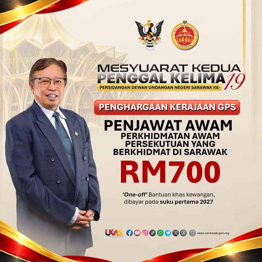 Bonus Penjawat Awam Sarawak & Pesara