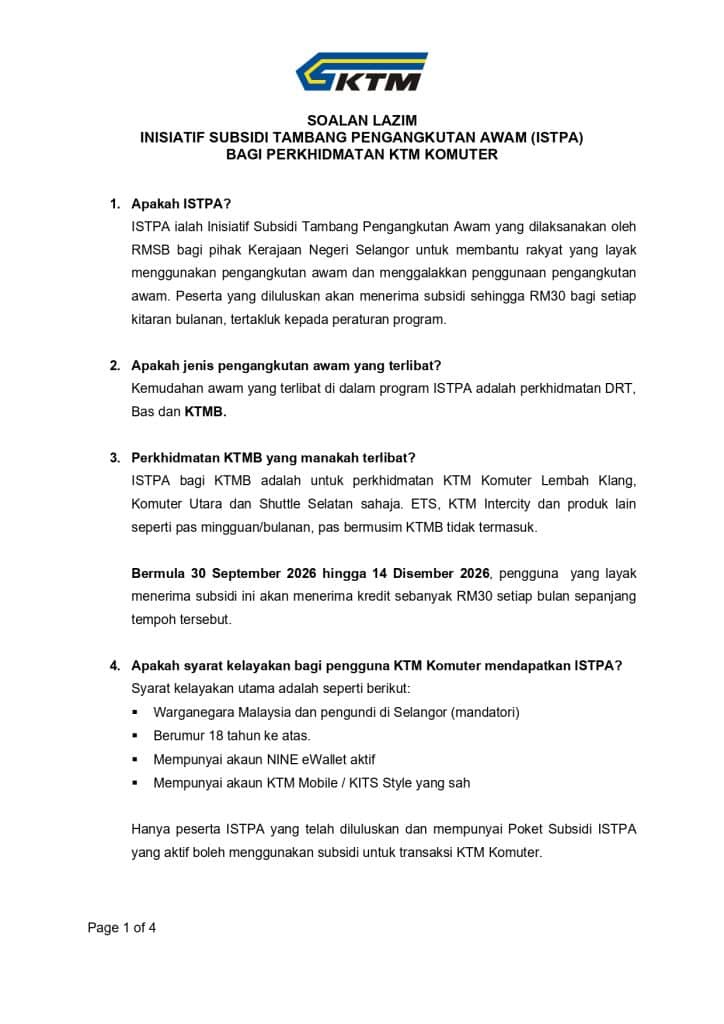 Image from: Subsidi Tambang KTM – Siapa yang Layak, Permohonan & Cara Pembelian