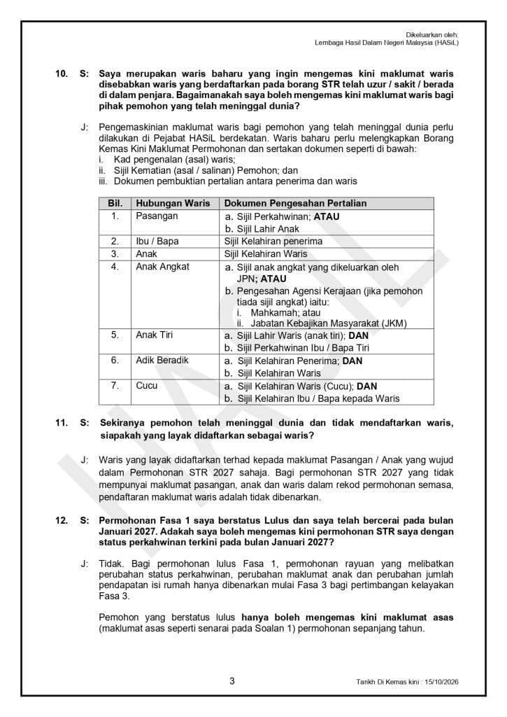 Image from: Cara Kemaskini STR 2027 – Perlukah Kalau Tak Ada Perubahan?