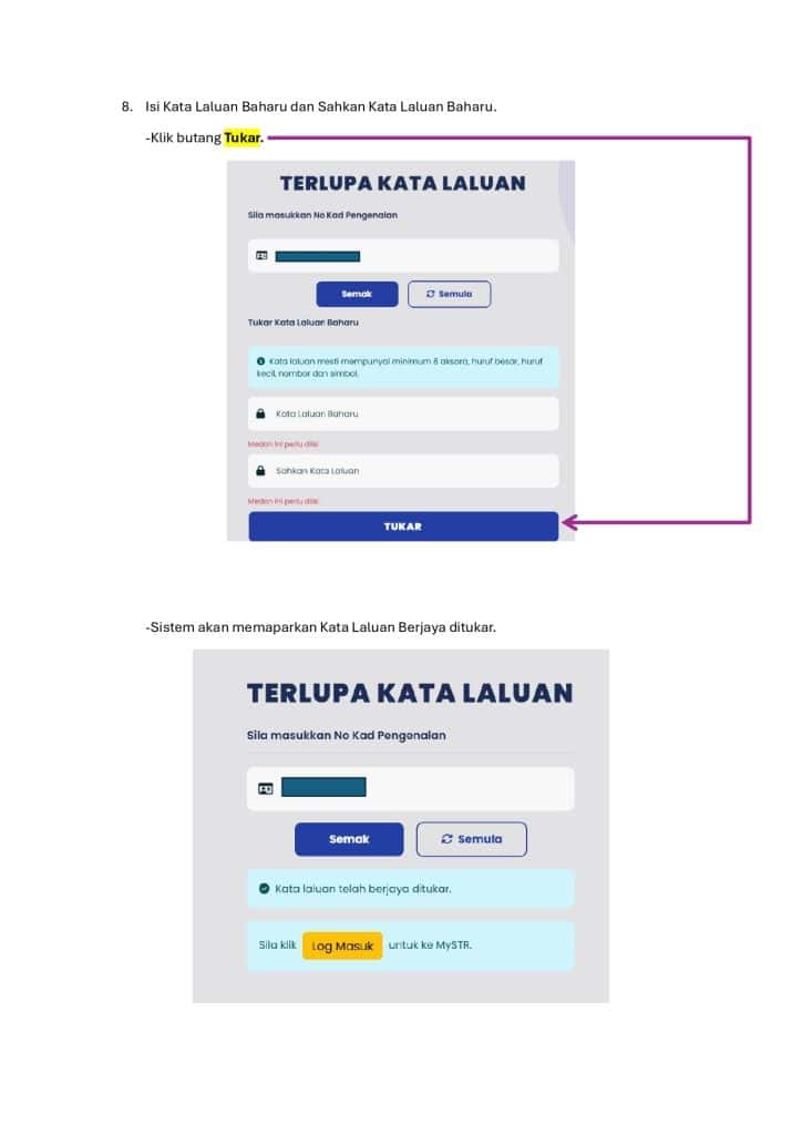 Image from: Lupa Kata Laluan STR 2027, Ini Cara Reset Semula!