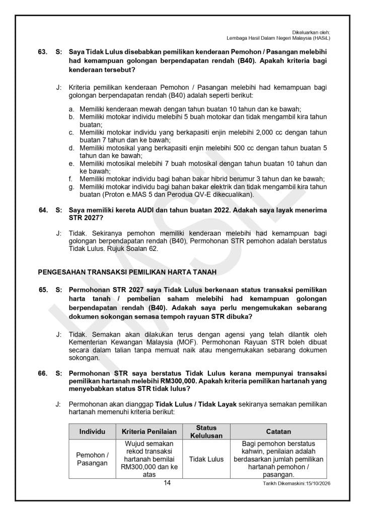Image from: Cara Permohonan Baru STR 2027 – Langkah Demi Langkah