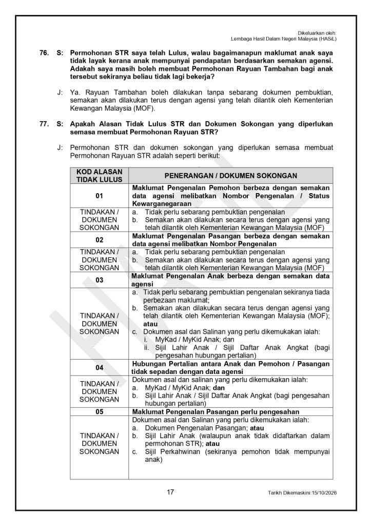 Image from: Cara Permohonan Baru STR 2027 – Langkah Demi Langkah