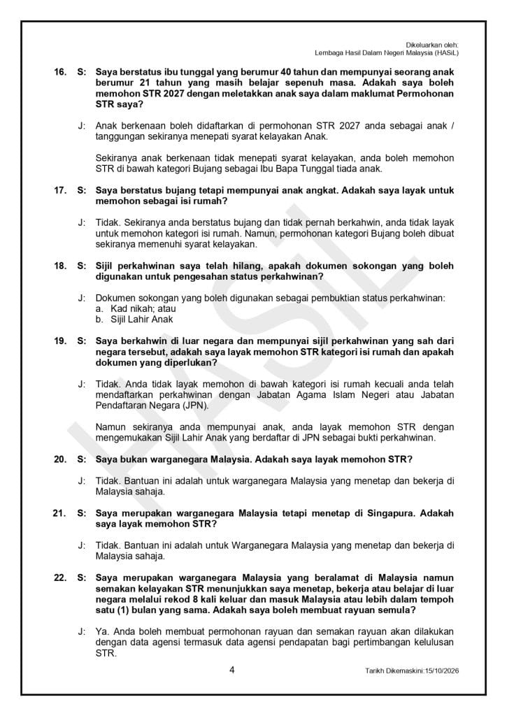 Image from: Cara Permohonan Baru STR 2027 – Langkah Demi Langkah