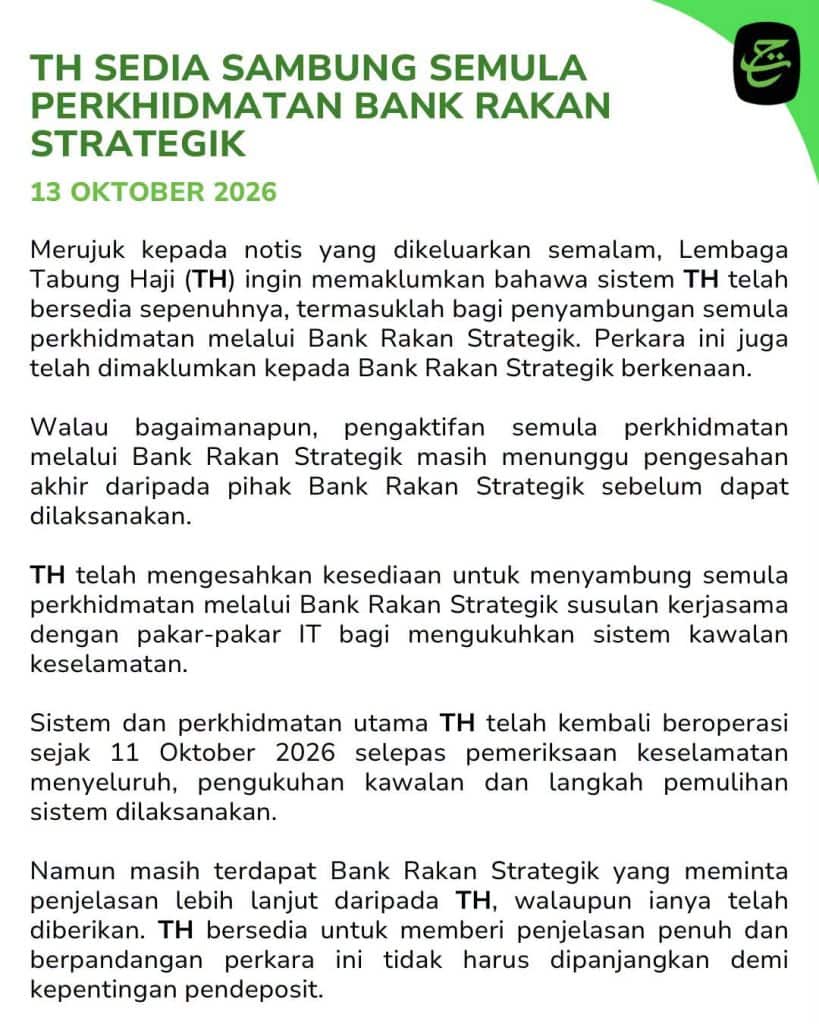 Image from: Senarai Bantuan Kerajaan / Pengumuman Minggu Ini (13 Okt 2026)