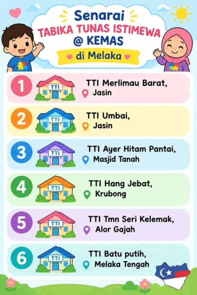Image from: Tabika Tunas Istimewa (Tabika Autisme KEMAS) – Senarai & Tarikh Permohonan 2027