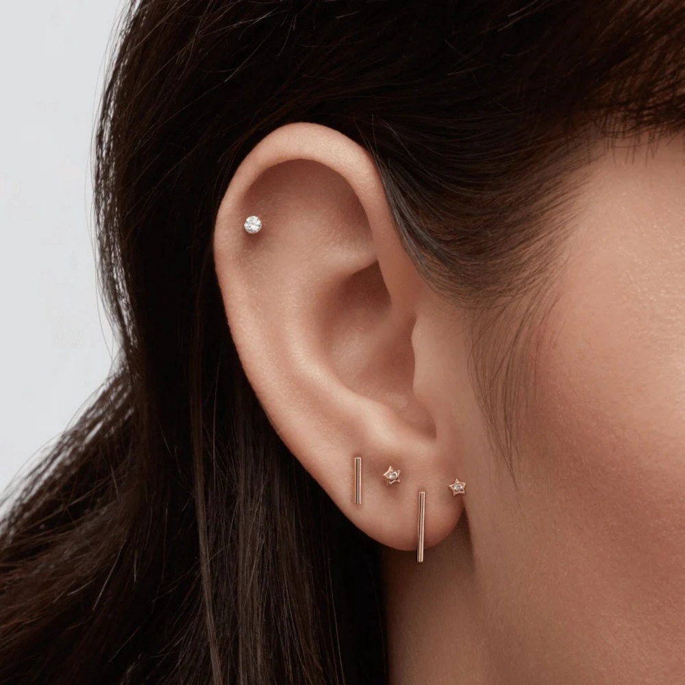 Image from: Teeny Tiny Earrings Are Having a Very Big Moment, As Seen on Jennie, Lisa, Momo, and More