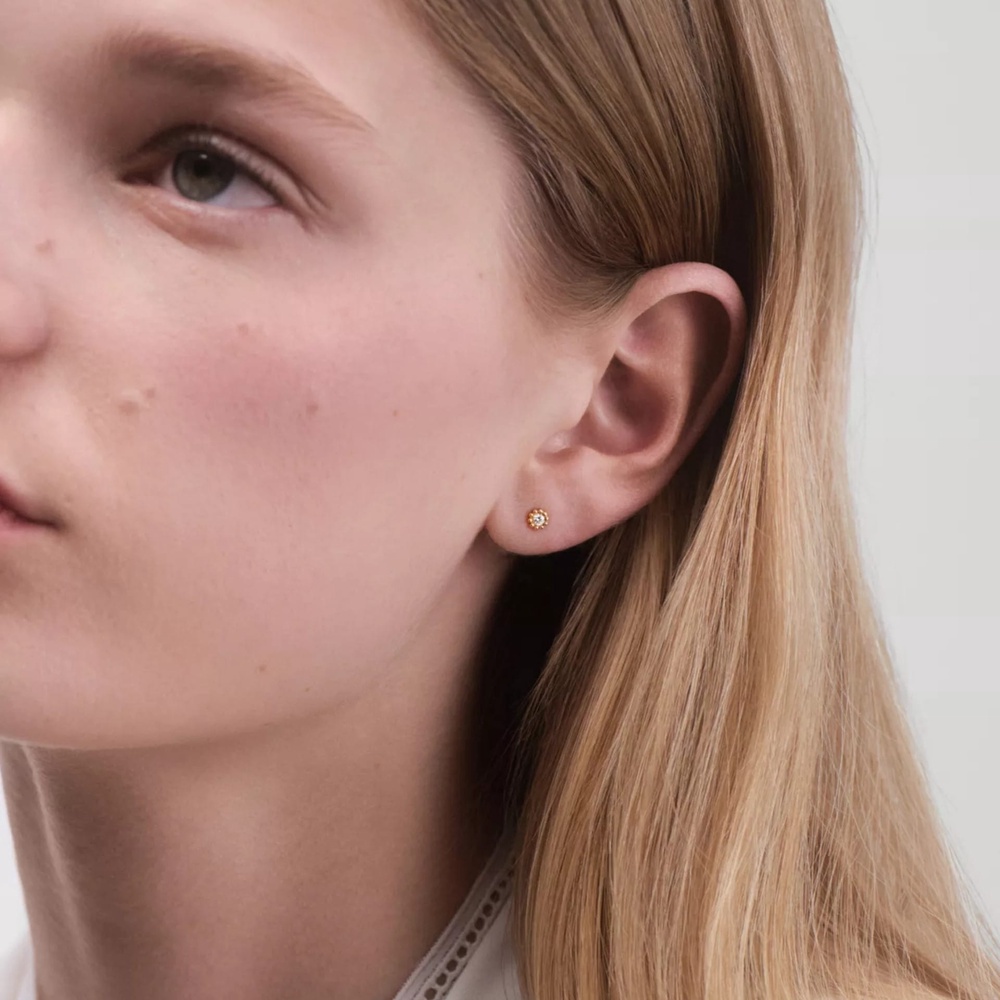 Image from: Teeny Tiny Earrings Are Having a Very Big Moment, As Seen on Jennie, Lisa, Momo, and More