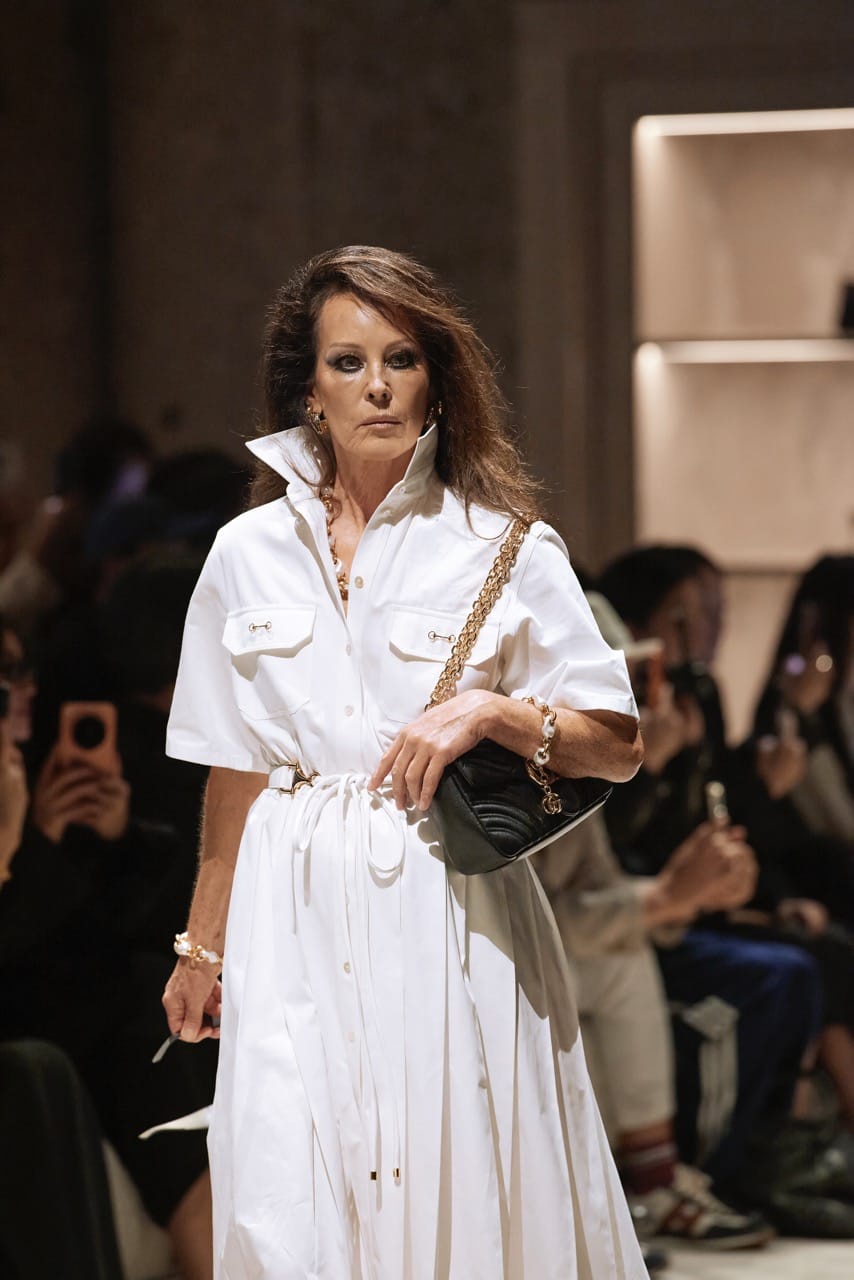 For Spring/Summer 2027, Gucci creative director Demna presented a collection celebrating the many faces of the house, from its aristocratic origins to modern provocation. 