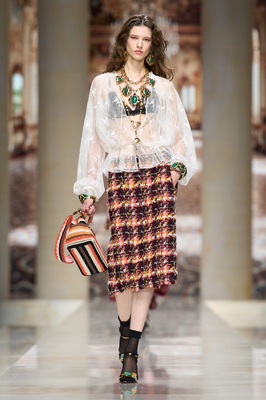 Image from: Haute Intellectualism: See The Best Looks From Milan Fashion Week’s Spring/Summer 2027 Runways
