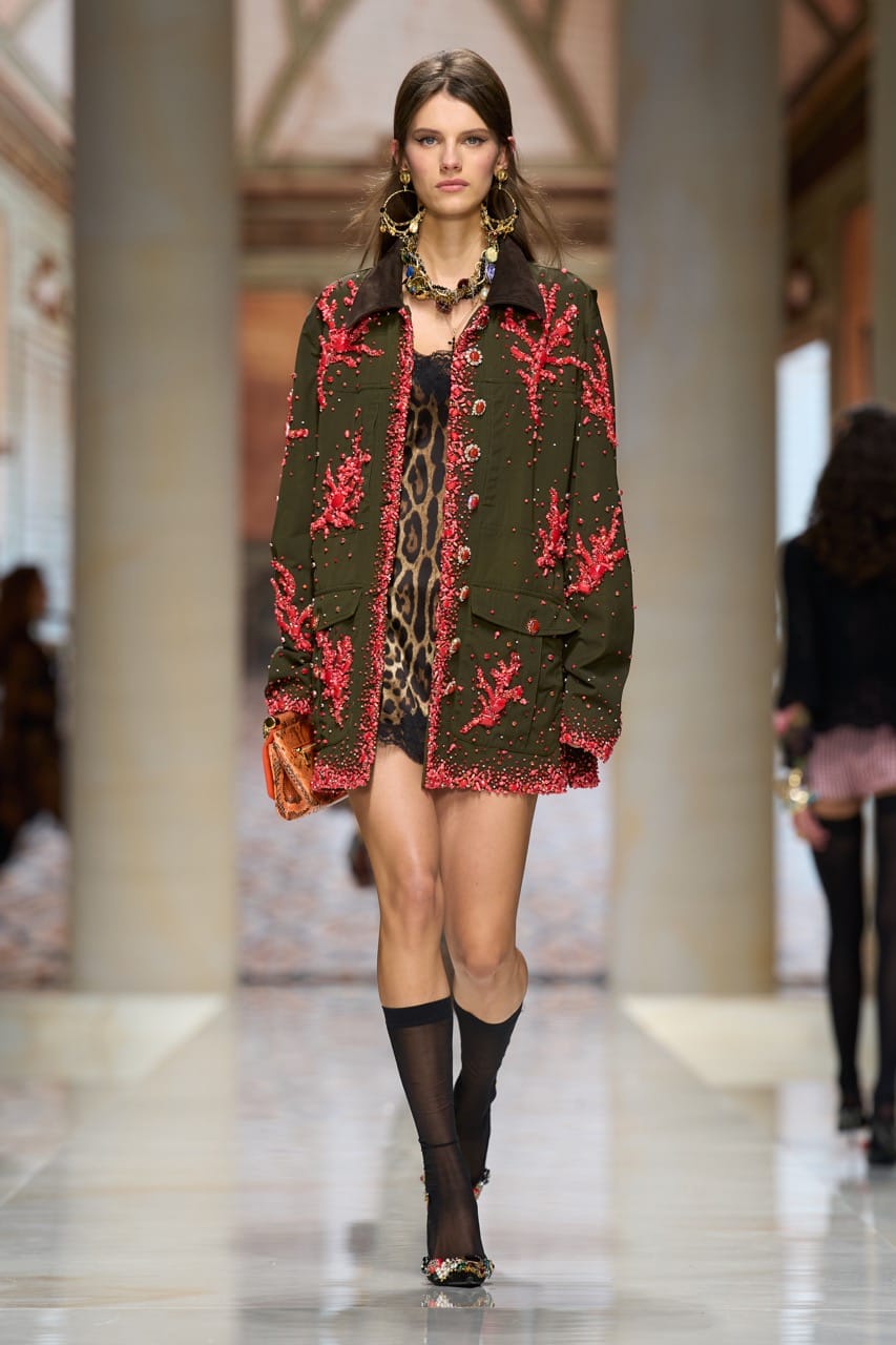 Image from: Haute Intellectualism: See The Best Looks From Milan Fashion Week’s Spring/Summer 2027 Runways