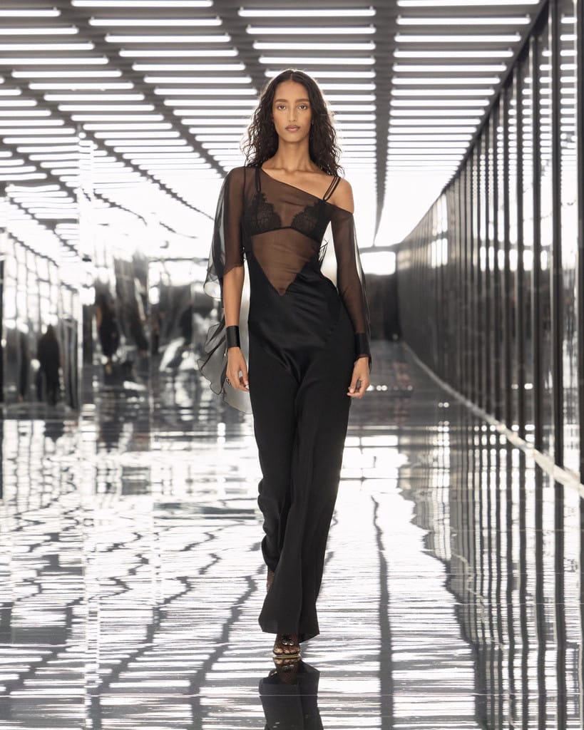 Image from: Haute Intellectualism: See The Best Looks From Milan Fashion Week’s Spring/Summer 2027 Runways