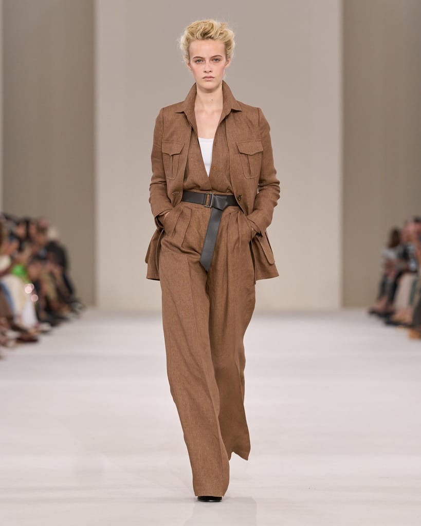 Image from: Safari Chic For The Corporate Woman At Max Mara’s Milan Fashion Week Show