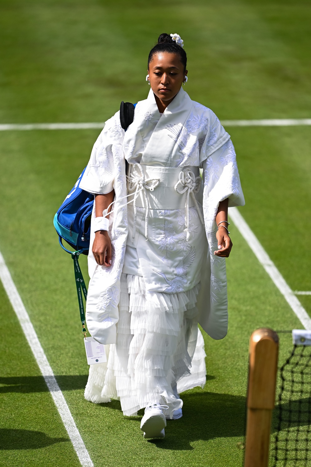 Image from: Naomi Osaka Turned Heads at Wimbledon in the Most Elegant Kimono-Inspired Outfit