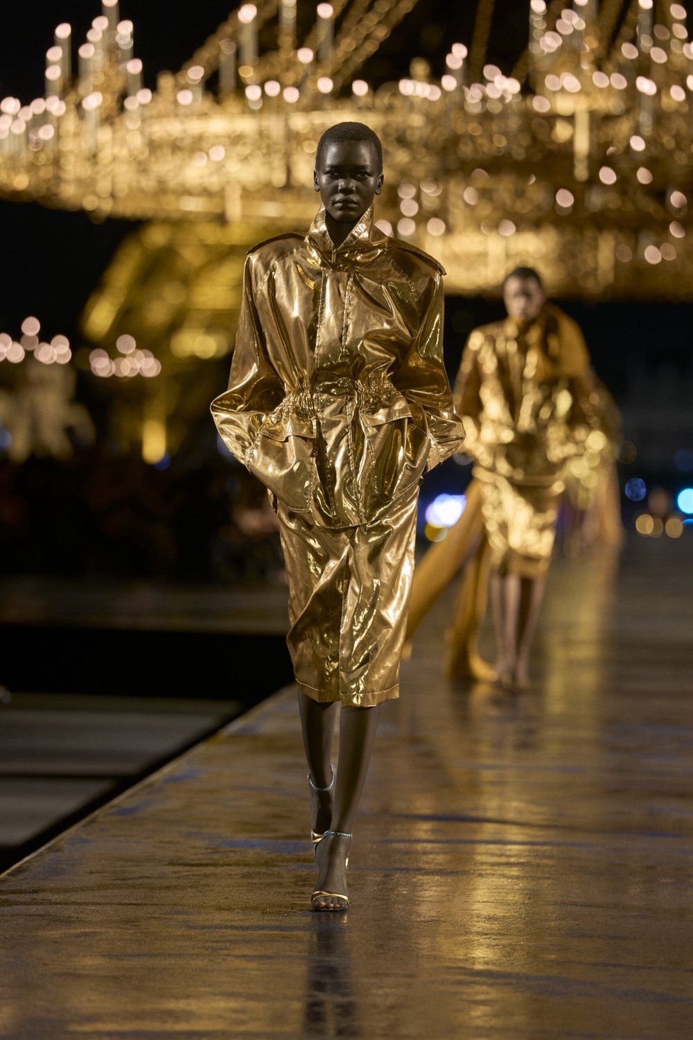 Image from: PFW: A Gilded Goodbye At Saint Laurent Spring/Summer 2027?