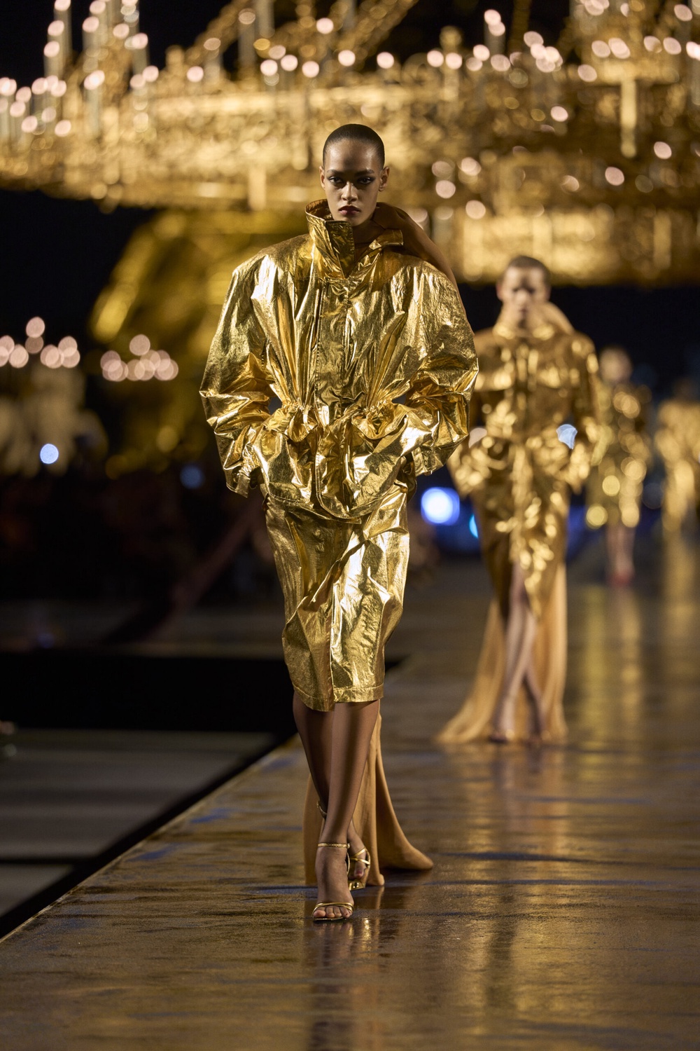 Image from: PFW: A Gilded Goodbye At Saint Laurent Spring/Summer 2027?