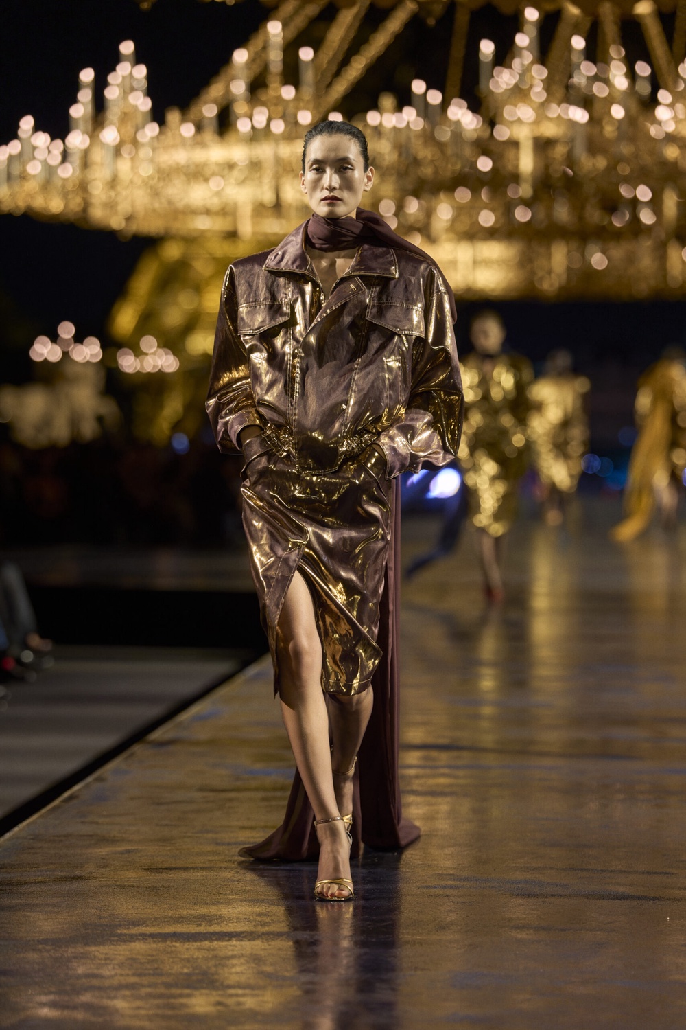 Image from: PFW: A Gilded Goodbye At Saint Laurent Spring/Summer 2027?