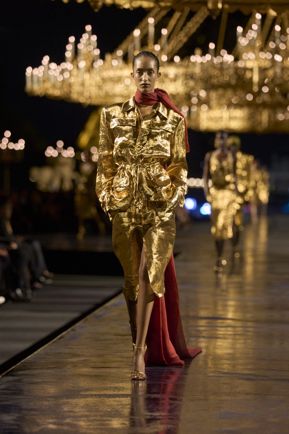 Image from: PFW: A Gilded Goodbye At Saint Laurent Spring/Summer 2027?