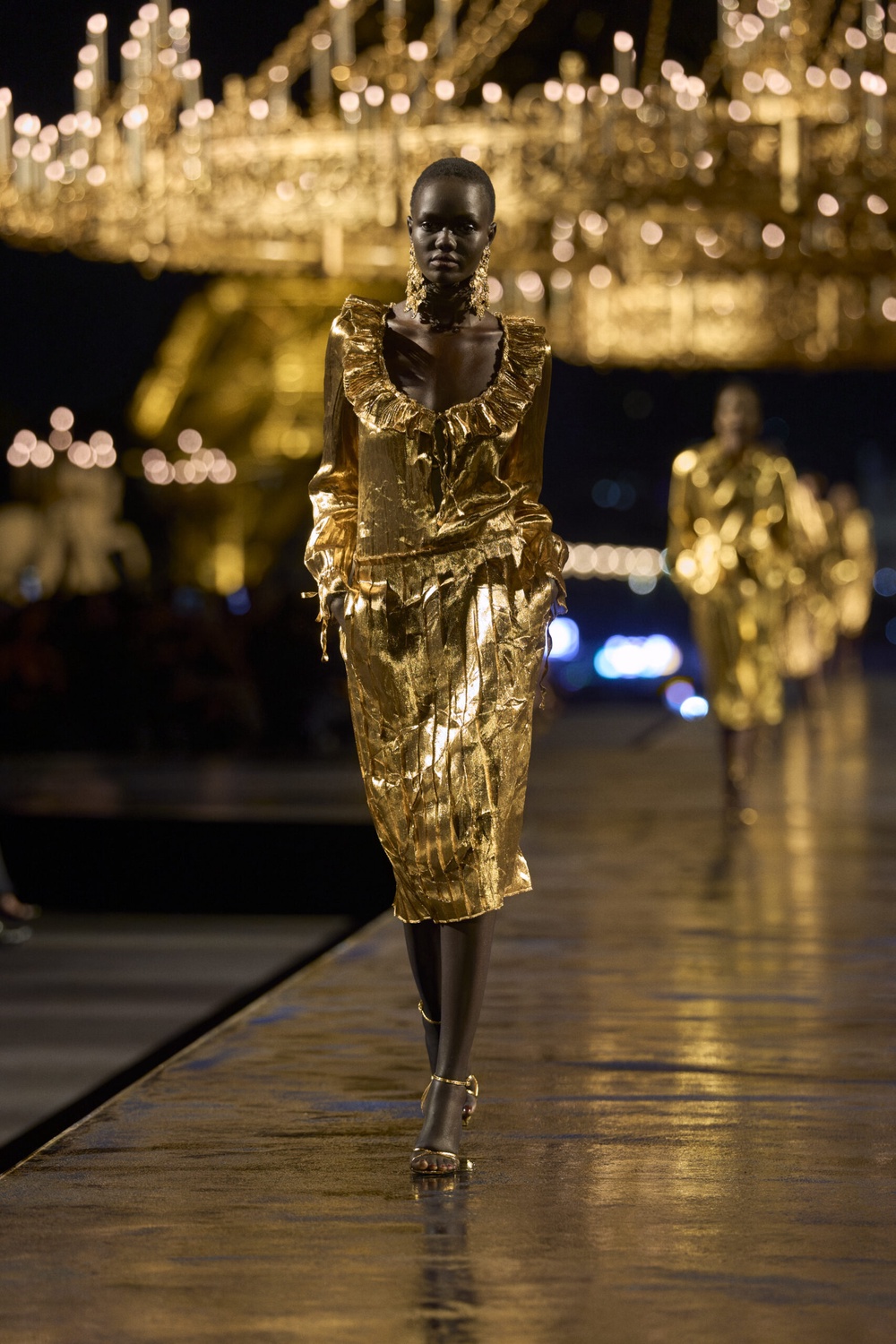Image from: PFW: A Gilded Goodbye At Saint Laurent Spring/Summer 2027?