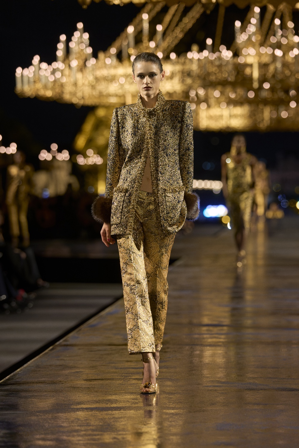 Image from: PFW: A Gilded Goodbye At Saint Laurent Spring/Summer 2027?