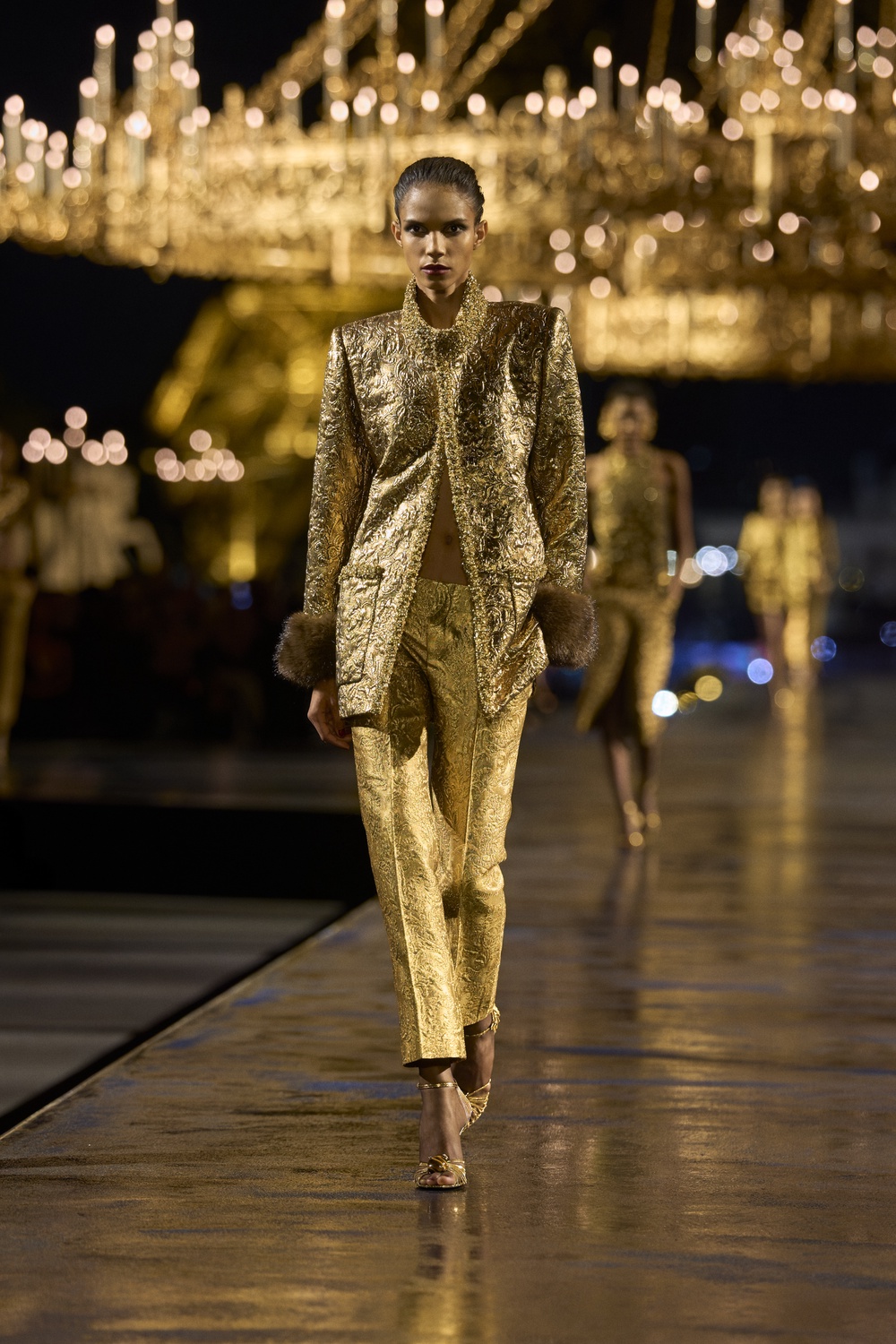 Image from: PFW: A Gilded Goodbye At Saint Laurent Spring/Summer 2027?