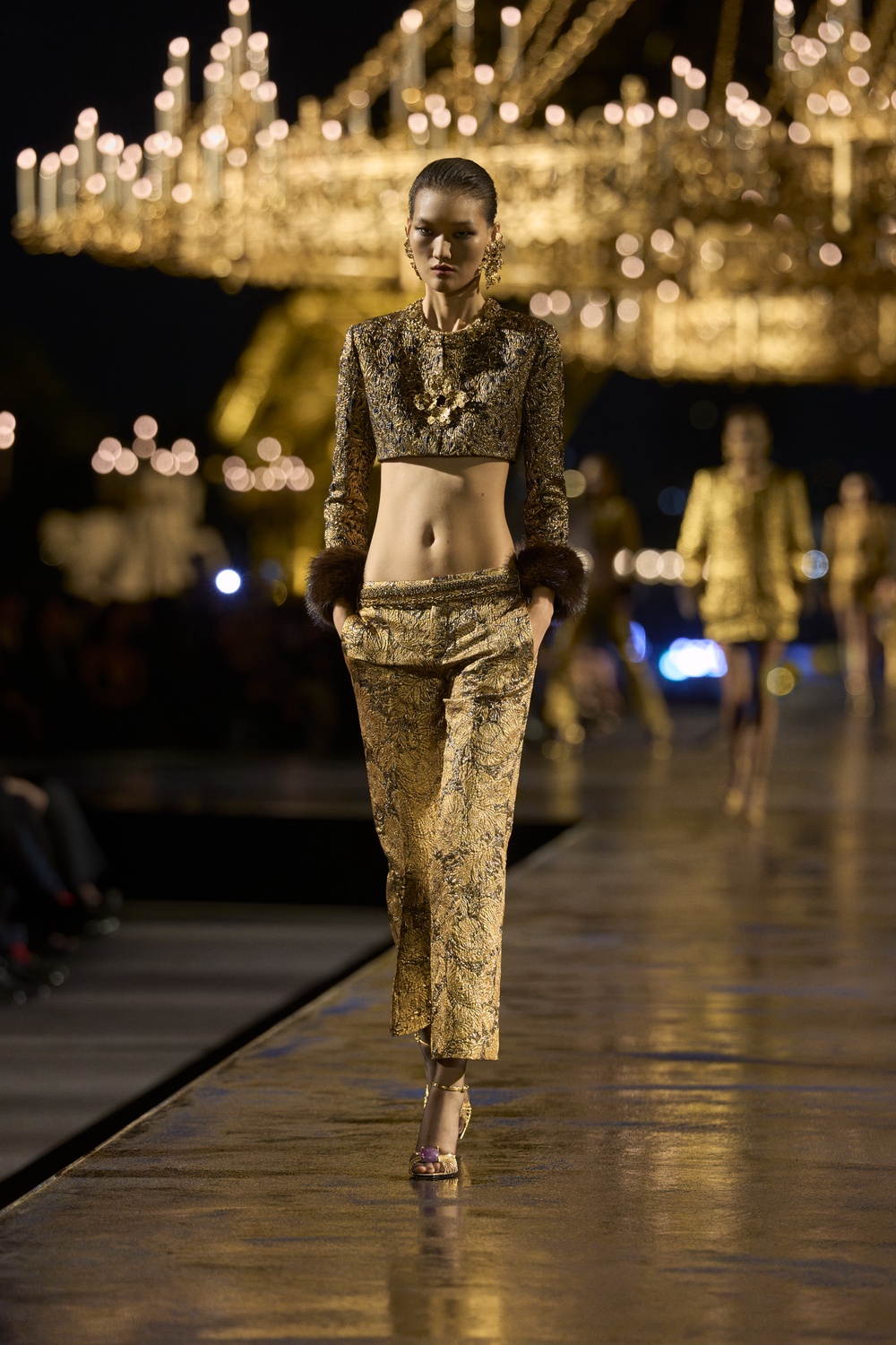 Image from: PFW: A Gilded Goodbye At Saint Laurent Spring/Summer 2027?