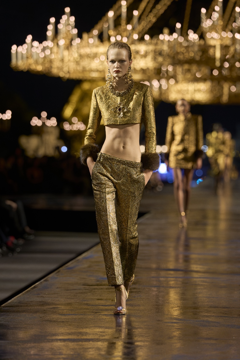 Image from: PFW: A Gilded Goodbye At Saint Laurent Spring/Summer 2027?