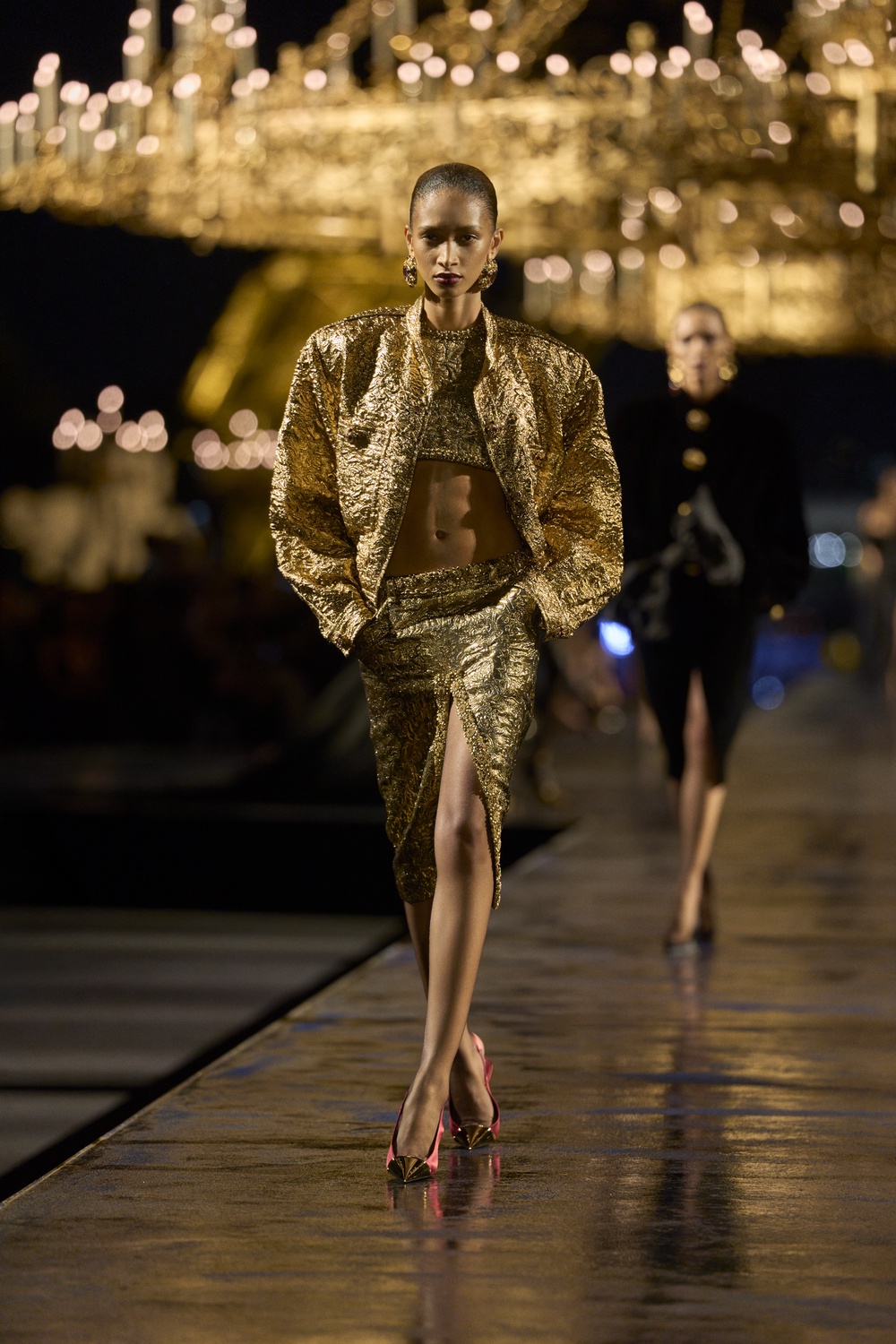 Image from: PFW: A Gilded Goodbye At Saint Laurent Spring/Summer 2027?