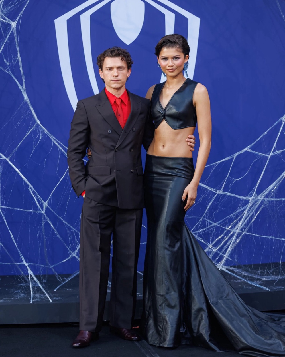 Image from: Zendaya & Tom Holland Bring Their Couple Style to ‘Spiderman: Brand New Day’ Press Tour
