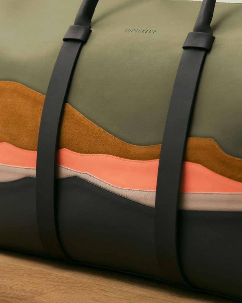 Image from: Longchamp Collaborates with Textile Artist Caroline Hélain for A Capsule Collection