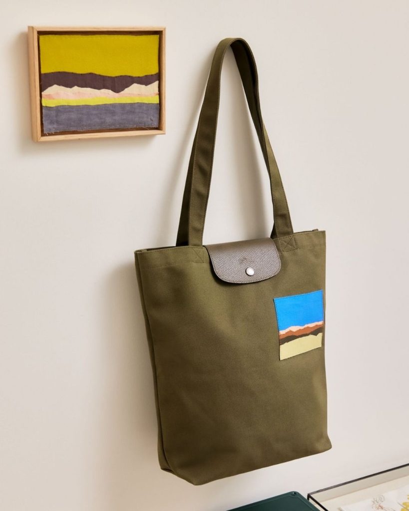 Image from: Longchamp Collaborates with Textile Artist Caroline Hélain for A Capsule Collection