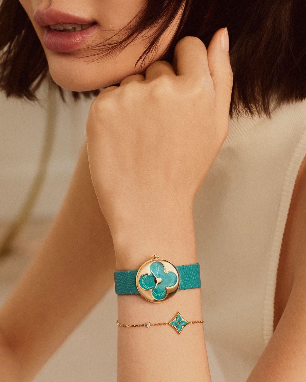Image from: Louis Vuitton’s Iconic Color Blossom Blooms Into Timepieces
