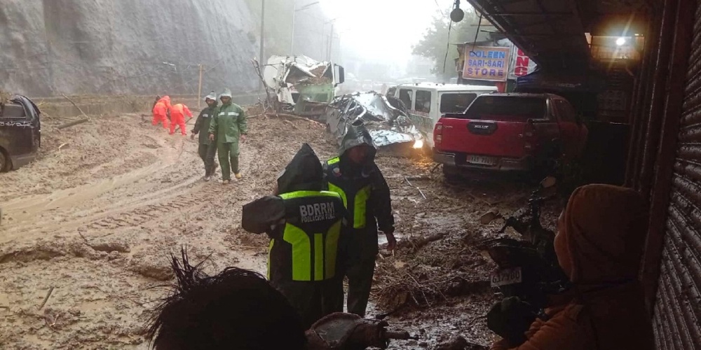 Image from: 热带风暴“博罗依”袭菲 酿4死43万人紧急疏散