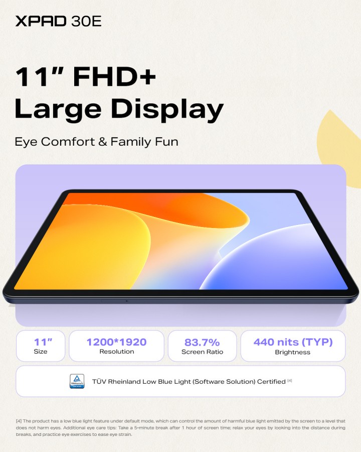 Image from: Infinix lancar XPAD 30E, tablet mampu milik dengan ciri pembelajaran berkuasa AI