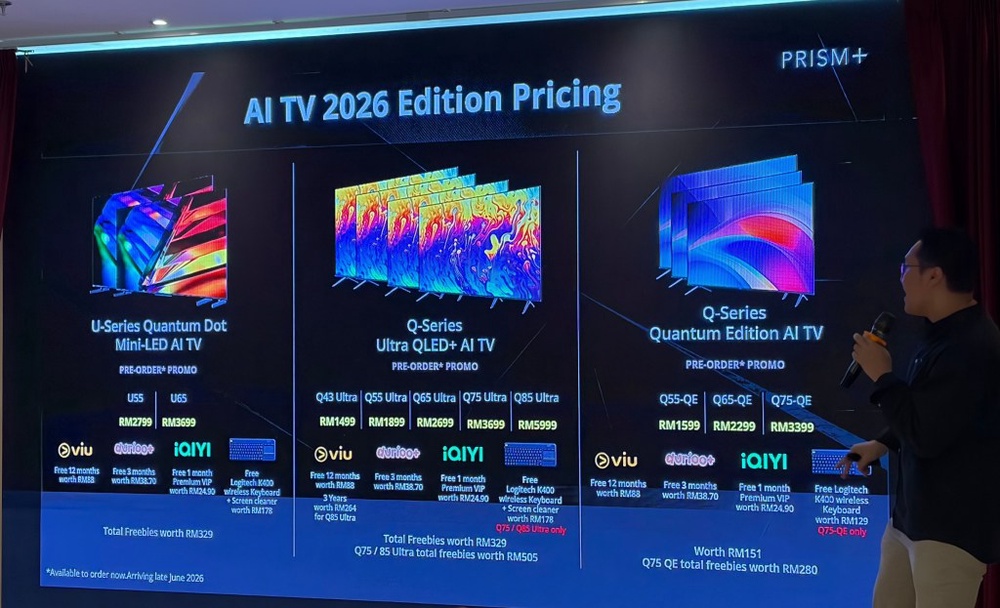 Image from: PRISM+ lancar barisan TV QD Mini LED, QLED+ dan QE baharu, harga dari RM1,599
