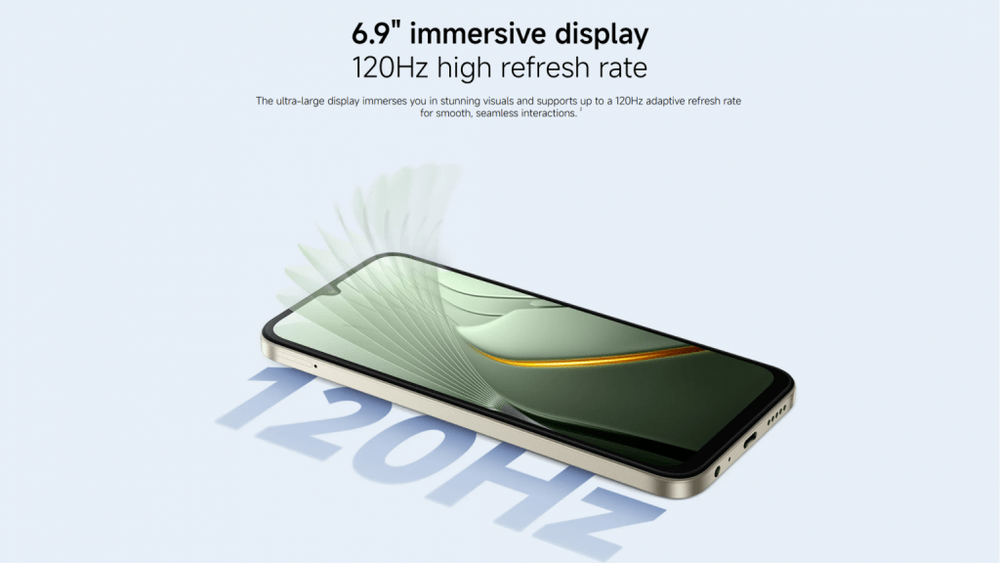 Image from: Poco C81 Pro, telefon bajet skrin besar 6.9″ 120Hz, bateri 6,000mAh, dari RM389