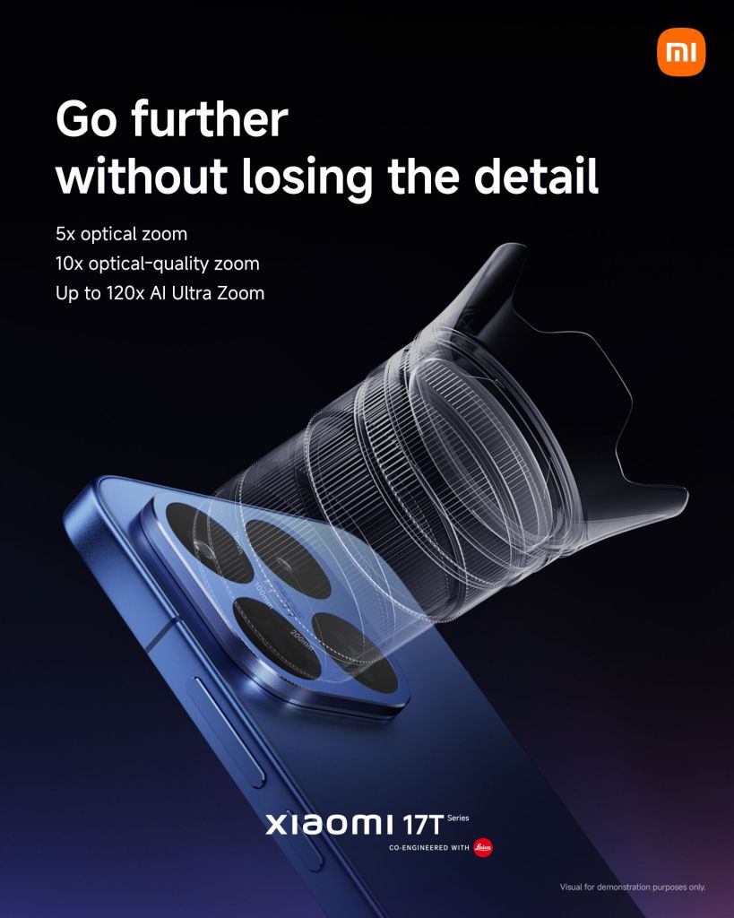 Image from: Siri Xiaomi 17T akan dilancar 28 Mei, hadir dengan zum optikal 5x