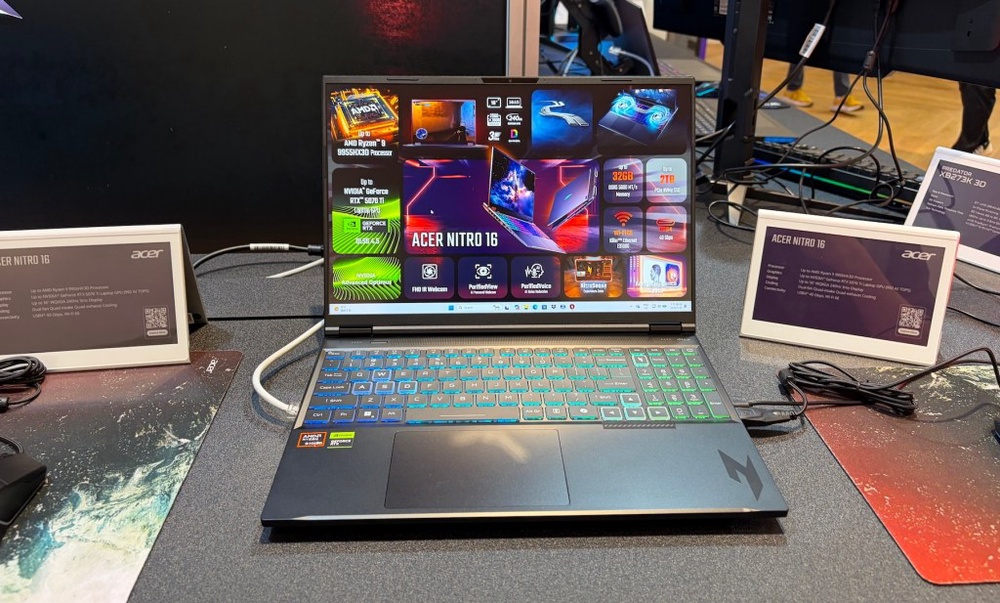 Image from: Acer umum laptop Nitro 16 baharu dengan Ryzen 9, serta konsol penstriman Nitro Blaze Link