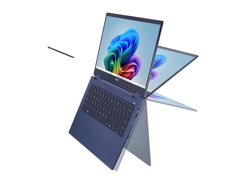 Image from: Acer Swift Spin 14 AI & Swift Air 14 diumumkan dengan pemproses Snapdragon X2 & Intel Core Siri 3