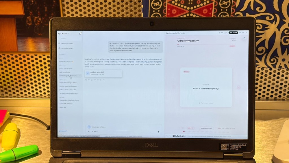 Image from: YTL perkenal ILMUchat Pro bersama ciri baharu, akses percuma untuk pengguna Yes